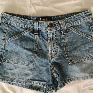 Denim shorts by LEI all cotton.